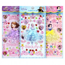 The princess acrylic diamond 3D stickers(price for...