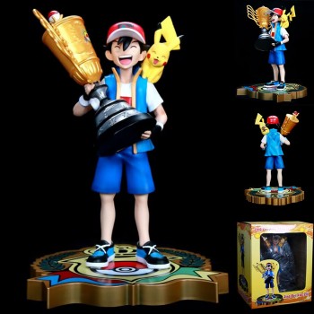 Pokemon Red champion anime figure