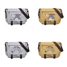 Totoro anime canvas satchel shoulder bag