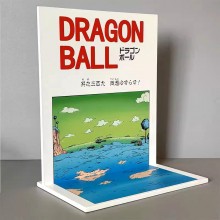Dragon Ball wooden background plate anime figure