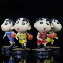 NBA Crayon Shin-chan cos Kobe Jordon James Curry a...