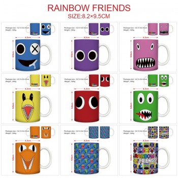 Rainbow friends game cup mug