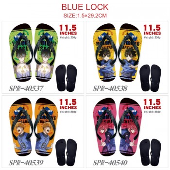 Blue Lock anime flip flops shoes slippers a pair