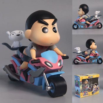 Motorcycle Crayon Shin-chan anime figure