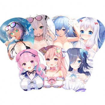 The anime sexy 3D silicon mouse pad