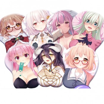 The anime sexy 3D silicon mouse pad