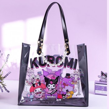 Kuromi anime transparent handbag