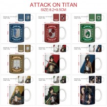 Attack on Titan anime cup mug