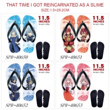 Tensei shitari slime anime flip flops shoes slippers a pair