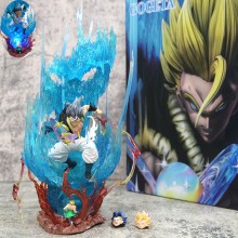 Dragon Ball Gogeta Anime Figures 3 Heads(can light...