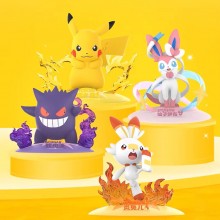 Pokemon Pikachu Gengar Sylveon Scorbunny anime figure