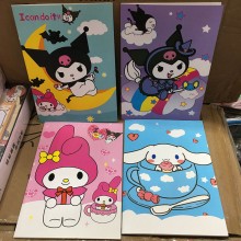 Sanrio Melody kitty Cinnamoroll Kuromi anime noteb...