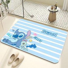 Stitch anime floor mat