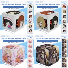 Fate anime squar velvet pollow case pillow