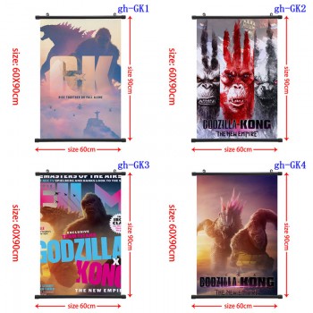 Godzilla x Kong The New Empire wall scroll wallscrolls