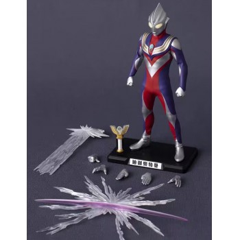 Ultraman Tiga anime action figure real clothe