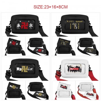 Tokyo Revengers anime pvc transparent packs satchel shoulder bags