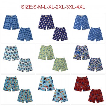 Sonic the Hedgehog beach short pants summer thin trousers