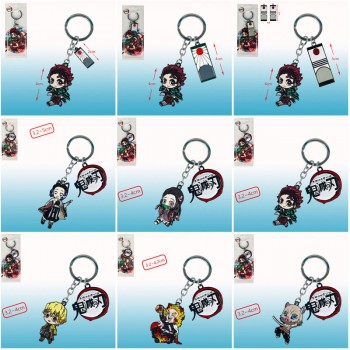 Demon Slayer anime alloy key chain necklace