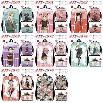 SPY x FAMILY anime nylon backpack bag shoulder pencil case