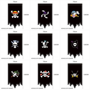 One Piece anime cosplay flags 75*125CM