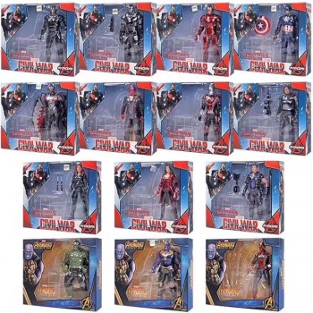 Genuine The Avengers Spider-man Hulk Captain America Iron Man action figure