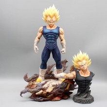 Dragon Ball Hero Belief HB Majin Vegeta anime figure(one figure 2 heads)