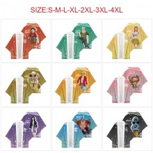 One Piece anime kimono cloak mantle