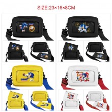 Sonic the Hedgehog pvc transparent packs satchel shoulder bags