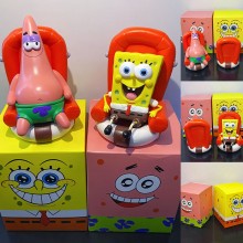 Spongebob Patrick Star sitting anime figure