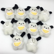 4inches Pochacco anime plush dolls set(10pcs a set...