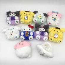 Melody Cinnamoroll Kuromi anime plush wallets coin...