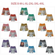 One Piece anime beach short pants summer thin trou...