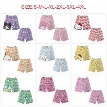 Sanrio Melody kitty Cinnamoroll Kuromi beach short pants summer thin trousers