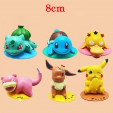 Pokemon anime figures set(6pcs a set)(OPP bag)