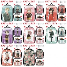 SPY x FAMILY anime nylon backpack bag shoulder pencil case