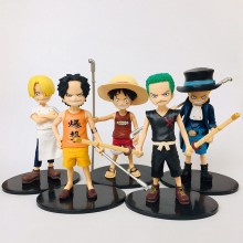 One Piece anime figures set(5pcs a set)