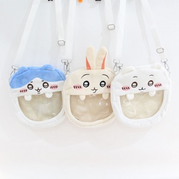 Chiikawa anime plush satchel shoulder bag 21cm