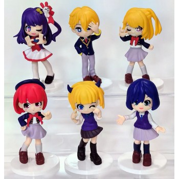 Oshi no Ko anime figures set(6pcs a set)(OPP bag)