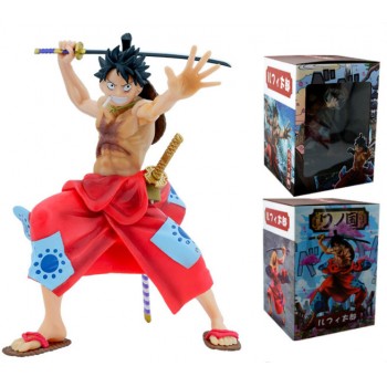 One Piece Monkey D Luffy anime figure