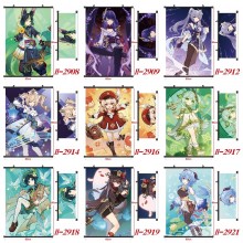 Genshin Impact game wall scroll wallscrolls 60*90C...