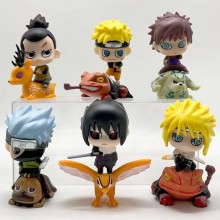 Naruto anime figures set(6pcs a set)(OPP bag)