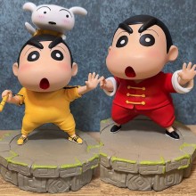 Kung fu Crayon Shin-chan cos Bruce Lee anime figure