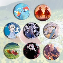 Sky Children of the Light game brooch pins set(8pcs a set)58MM