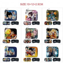 Dragon Ball anime zipper wallet purse