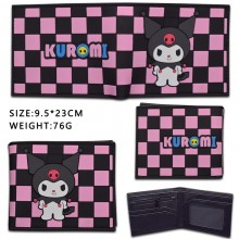 Kuromi anime silicon wallets