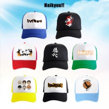 Haikyuu anime mesh baseball caps sun hat