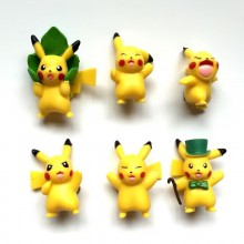 Pokemon Pikachu anime figures set(6pcs a set)(OPP ...