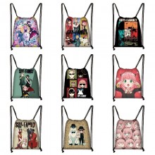 SPY x FAMILY anime drawstring bags backpack