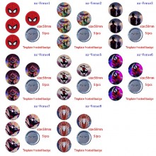 Spider Man tinplate frosted bandage pins brooches(...